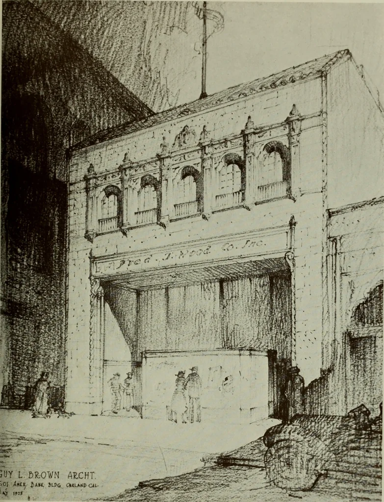 An illustration from Architect and engineer, 1905, leaf 256