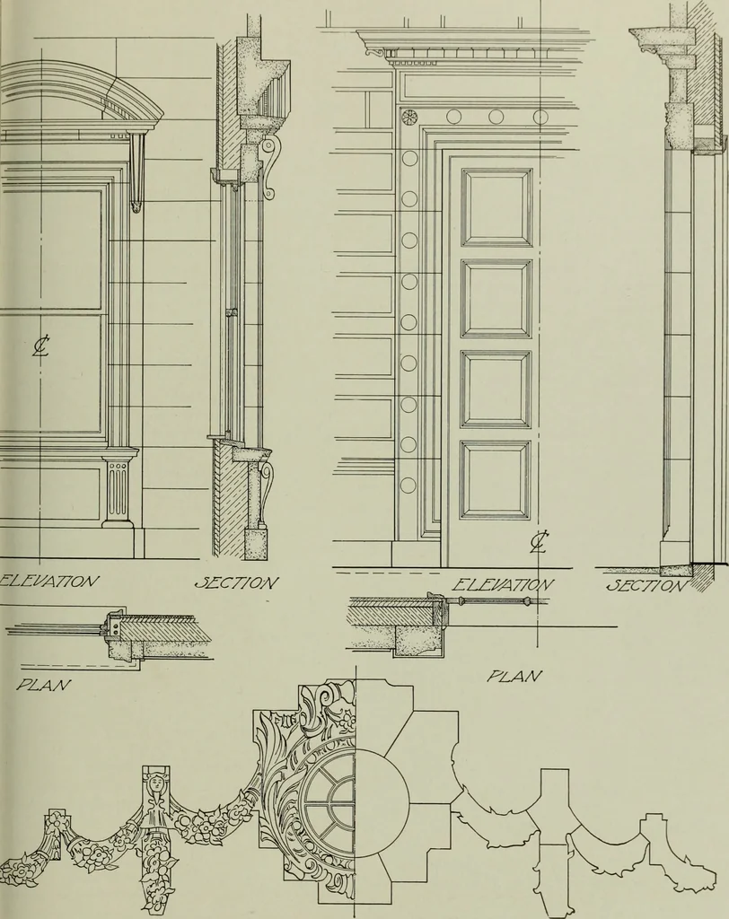 An illustration from Architect and engineer, 1905, leaf 260