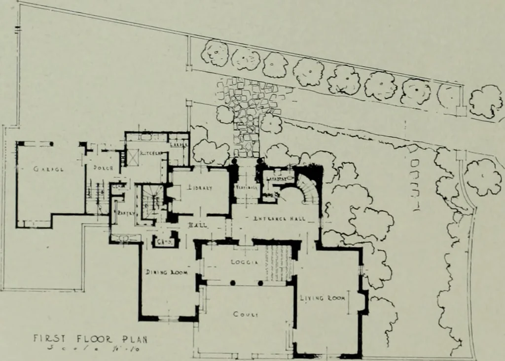 An illustration from Architect and engineer, 1905, leaf 27