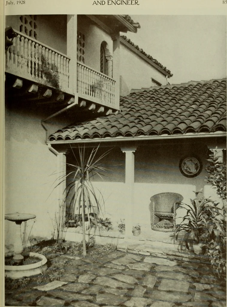 An illustration from Architect and engineer, 1905, leaf 336