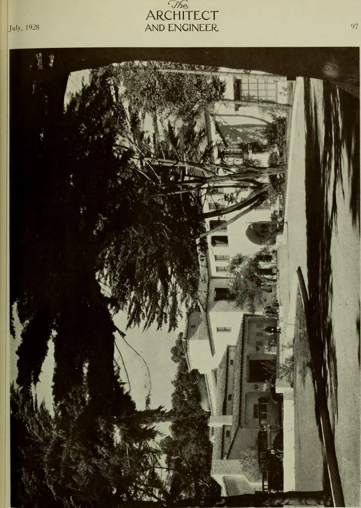 An illustration from Architect and engineer, 1905, leaf 348