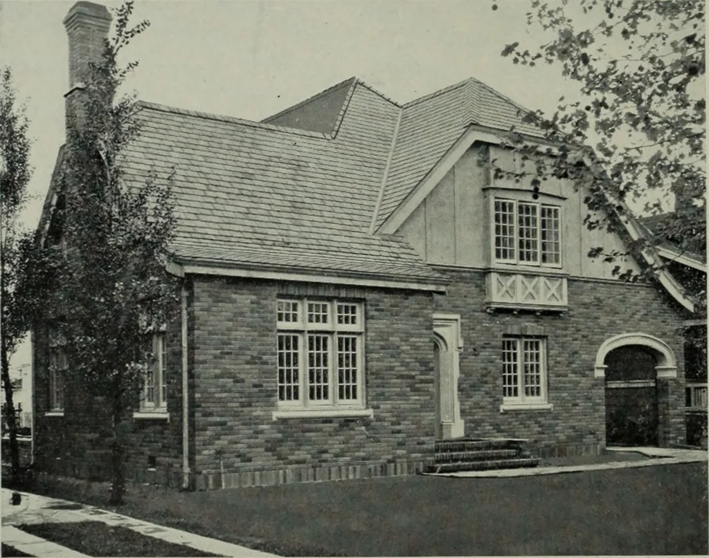An illustration from Architect and engineer, 1905, leaf 37