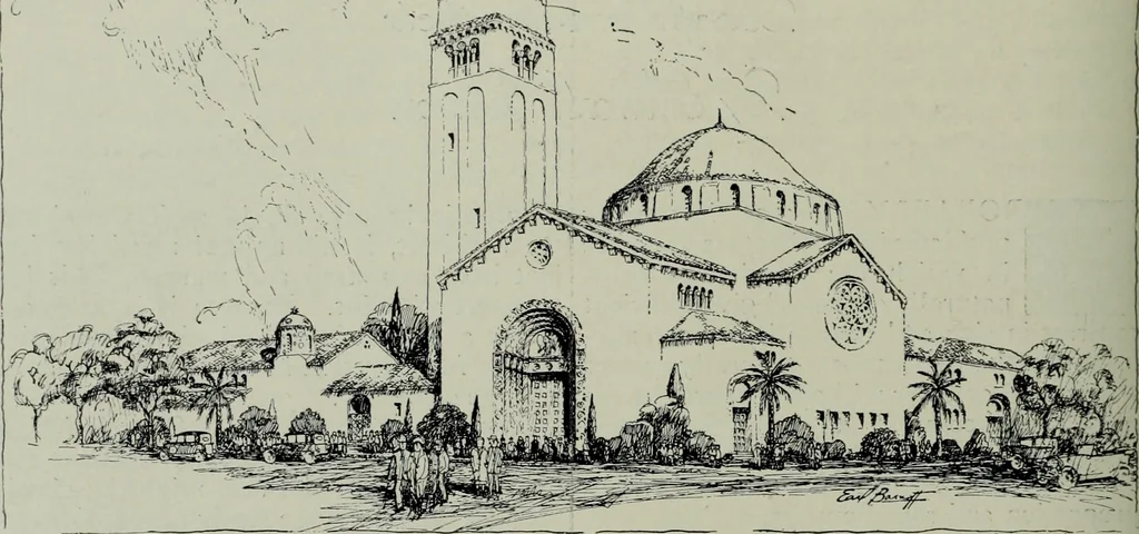 An illustration from Architect and engineer, 1905, leaf 383