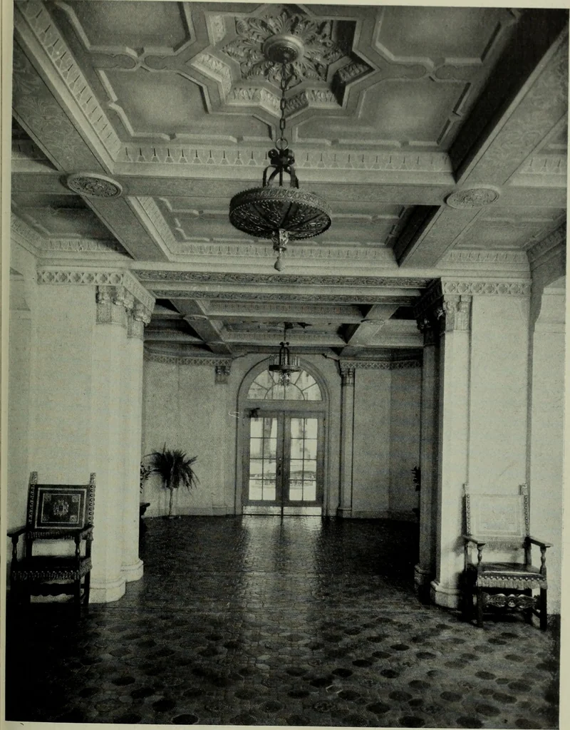 An illustration from Architect and engineer, 1905, leaf 388