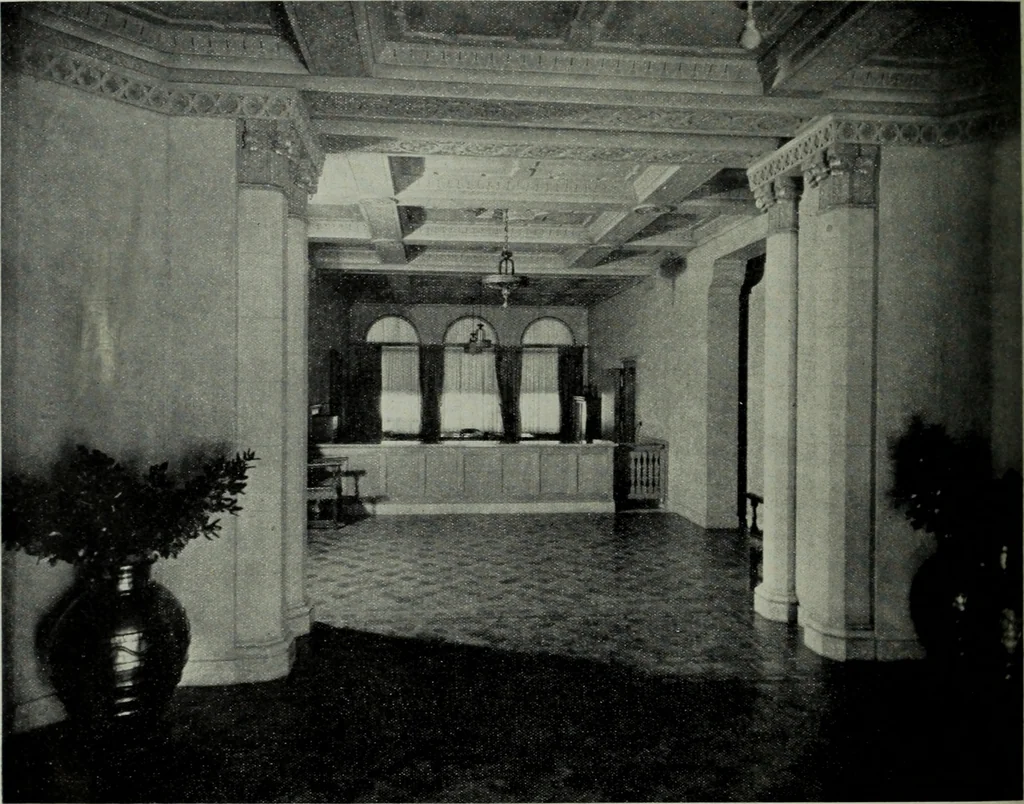 An illustration from Architect and engineer, 1905, leaf 389