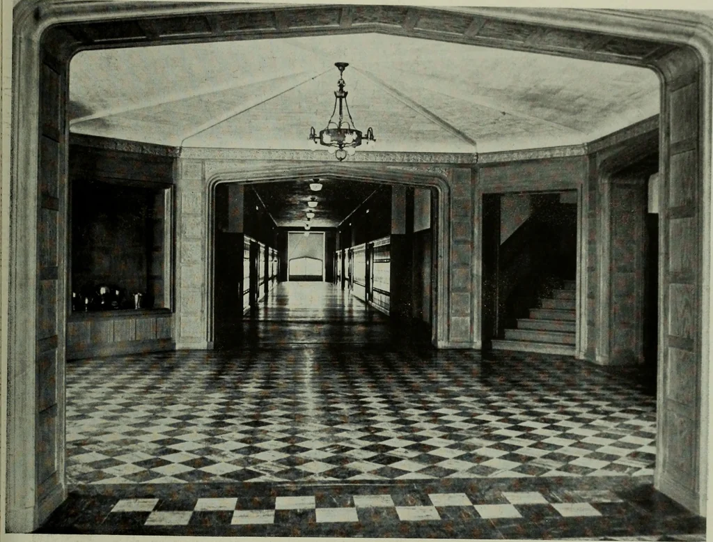 An illustration from Architect and engineer, 1905, leaf 462