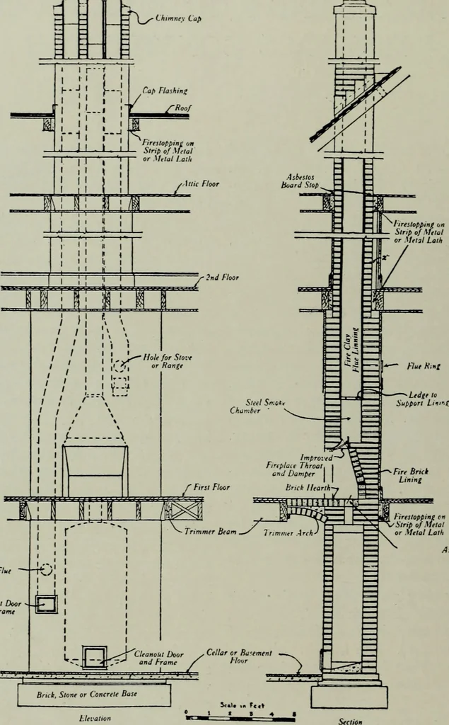 An illustration from Architect and engineer, 1905, leaf 491