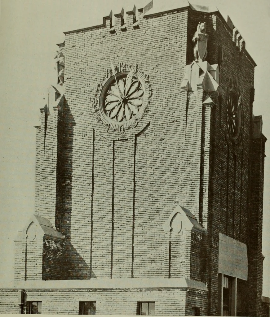 An illustration from Architect and engineer, 1905, leaf 498