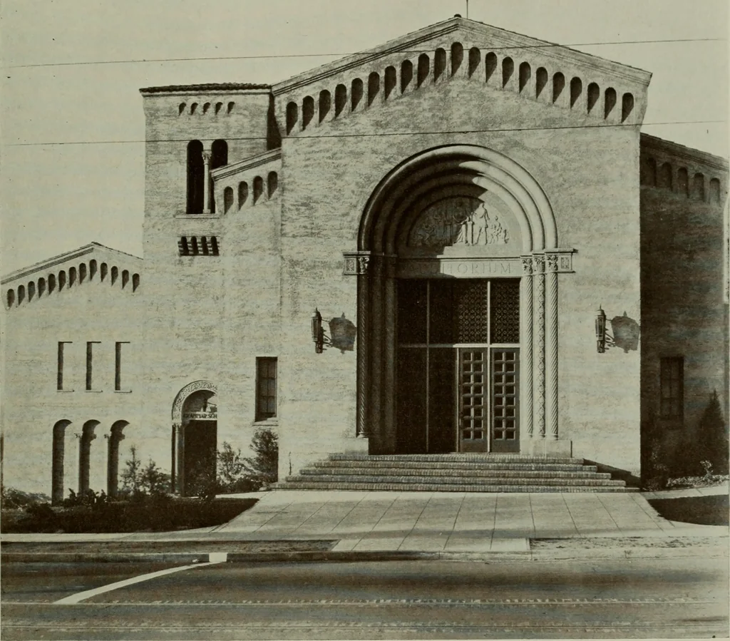 An illustration from Architect and engineer, 1905, leaf 508