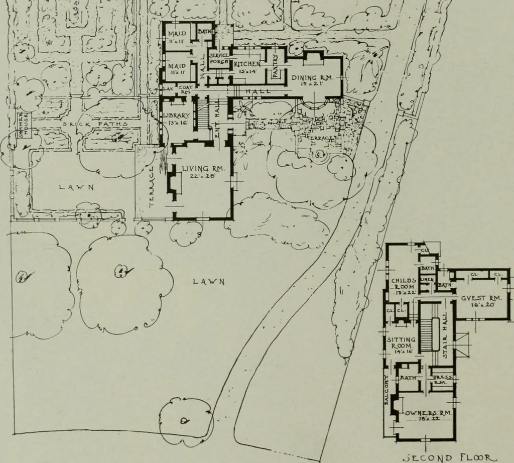 An illustration from Architect and engineer, 1905, leaf 53