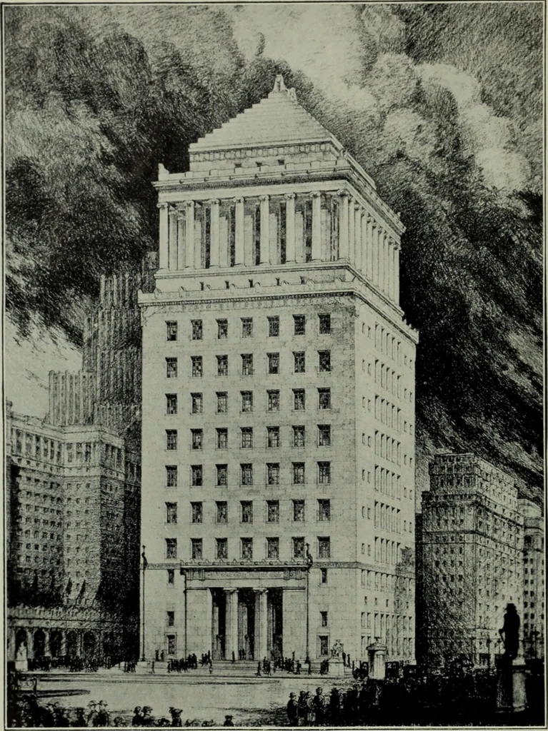 An illustration from Architect and engineer, 1905, leaf 7