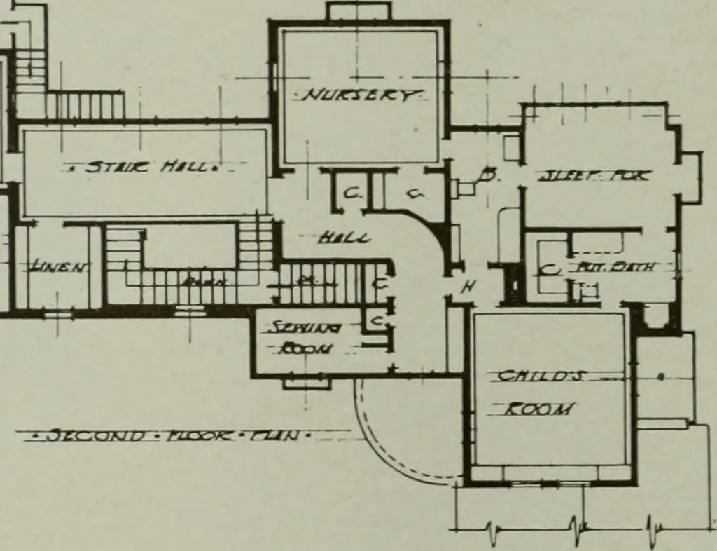 An illustration from Architect and engineer, 1905, leaf 77