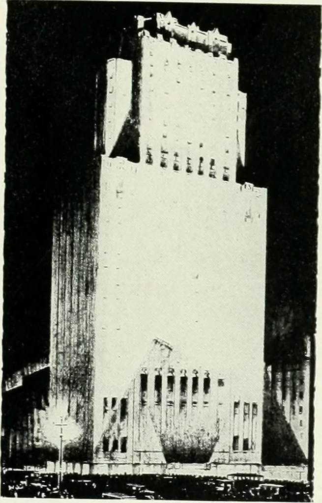 An illustration from Architect and engineer, 1905, leaf 104