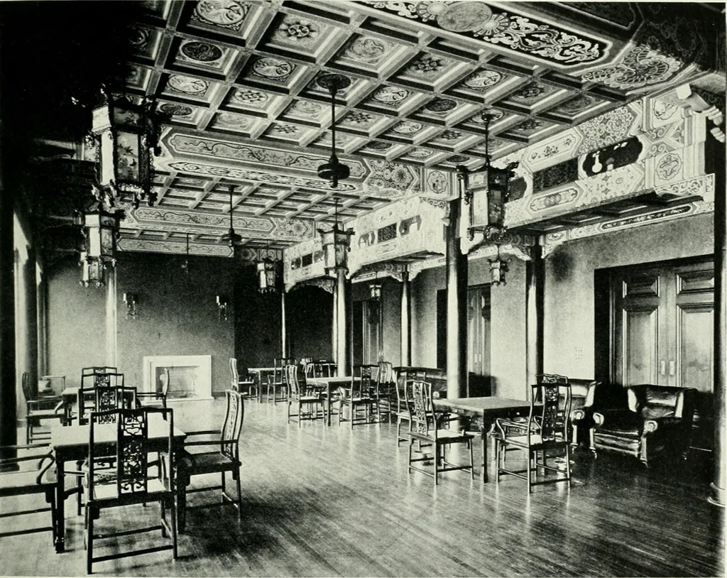 An illustration from Architect and engineer, 1905, leaf 128