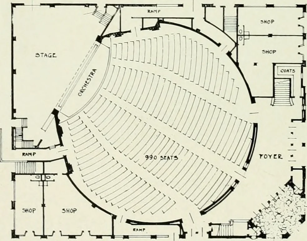 An illustration from Architect and engineer, 1905, leaf 135