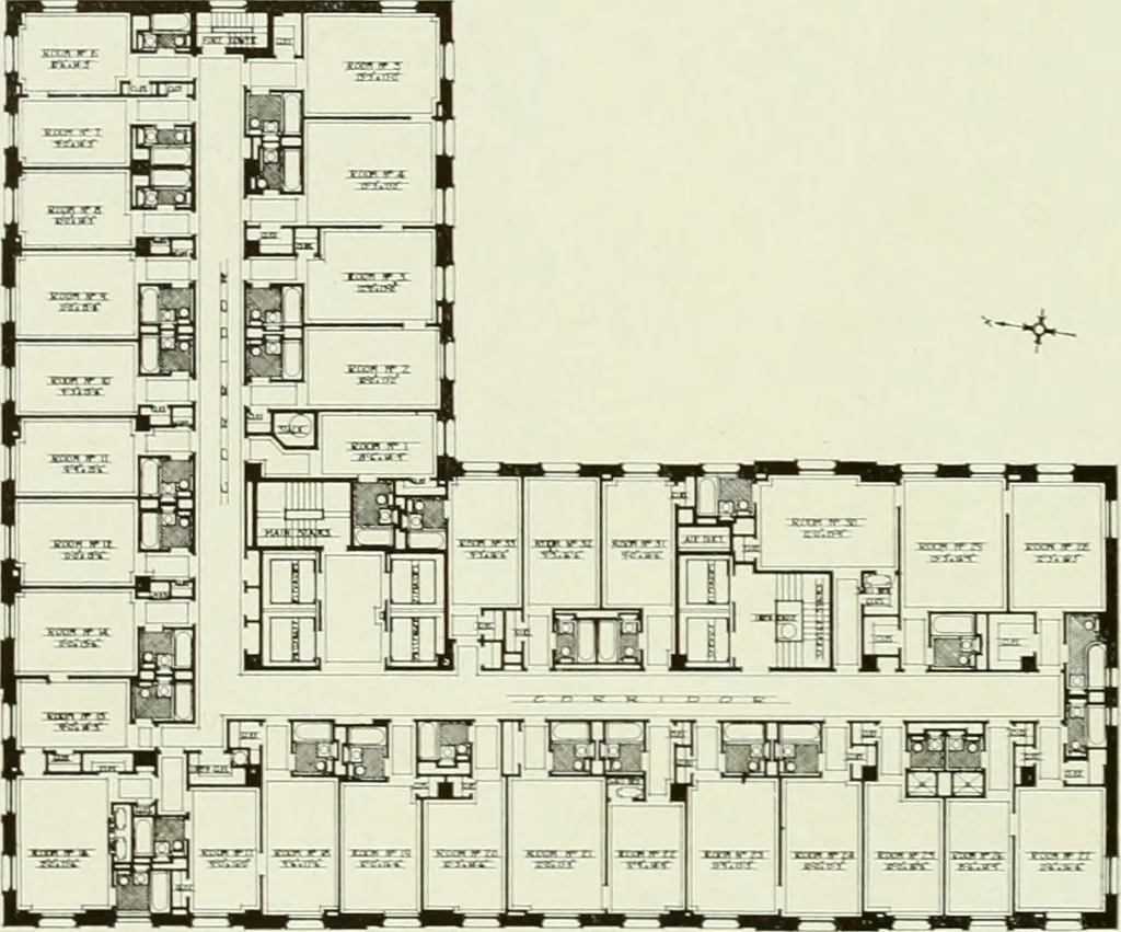 An illustration from Architect and engineer, 1905, leaf 137