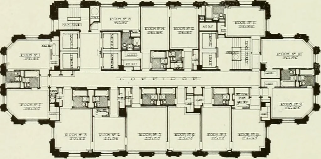An illustration from Architect and engineer, 1905, leaf 137