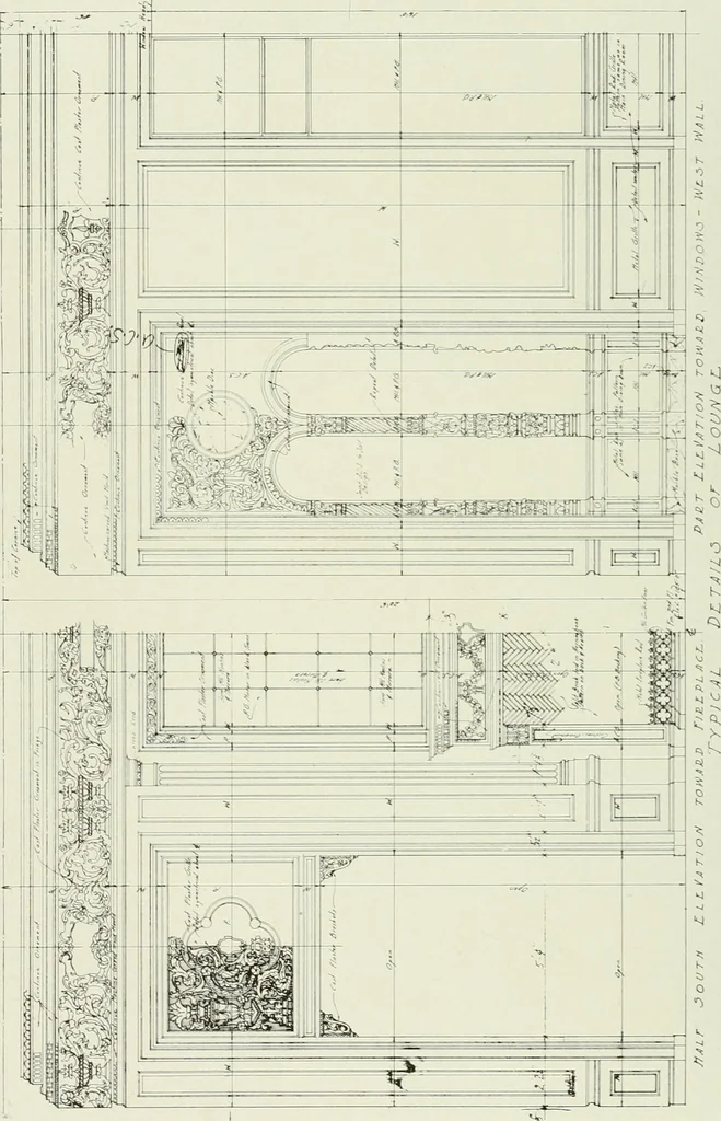 An illustration from Architect and engineer, 1905, leaf 153