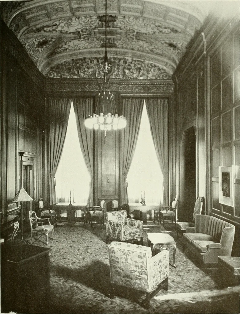 An illustration from Architect and engineer, 1905, leaf 154