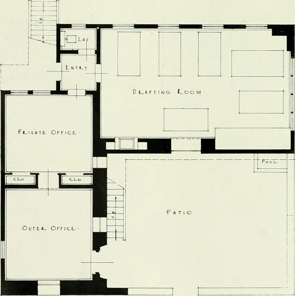 An illustration from Architect and engineer, 1905, leaf 19