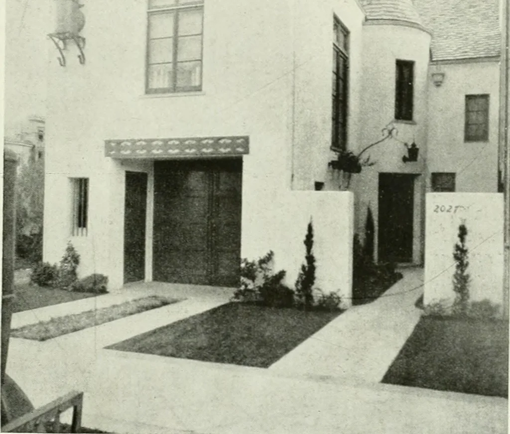 An illustration from Architect and engineer, 1905, leaf 196