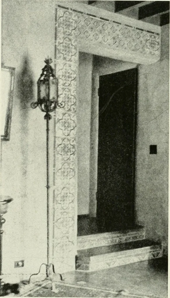 An illustration from Architect and engineer, 1905, leaf 203