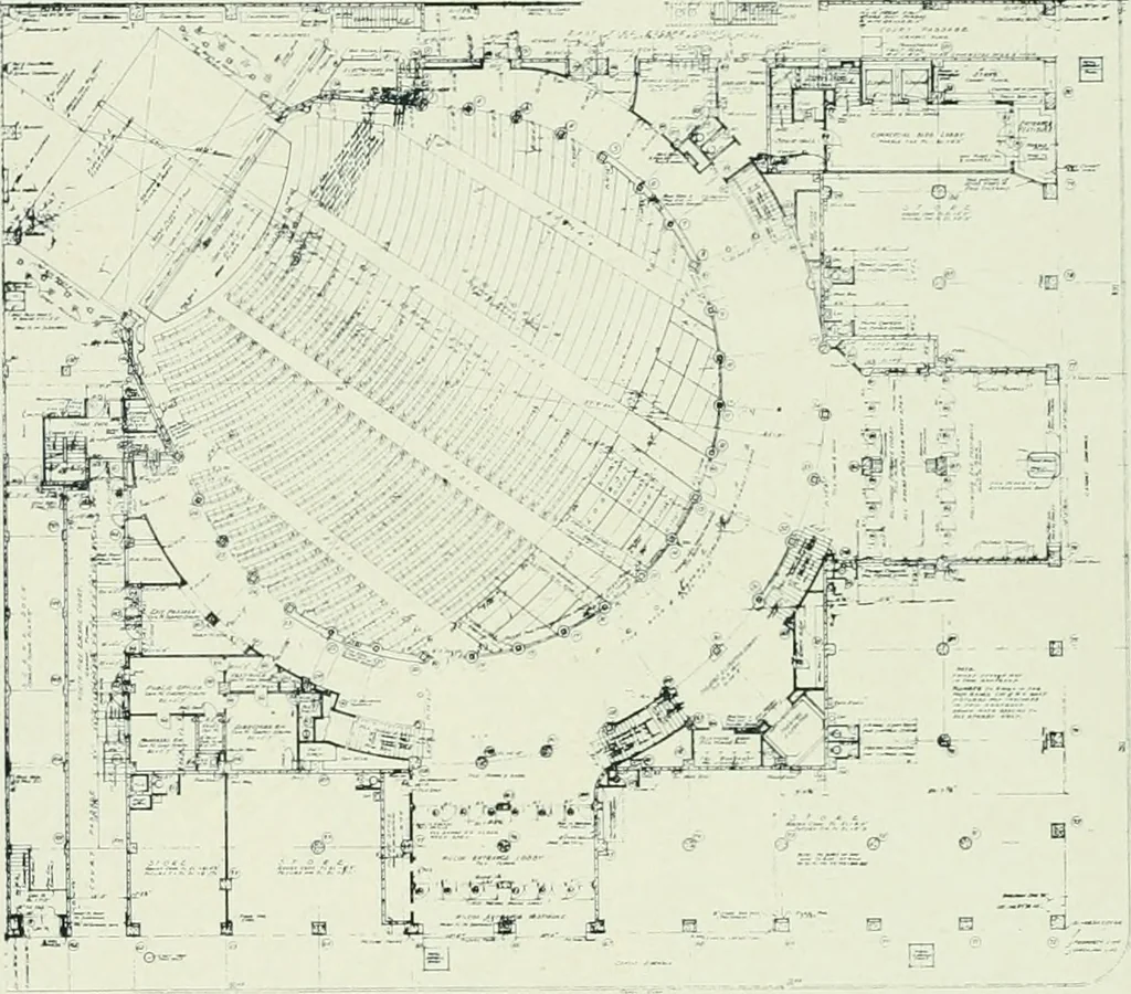 An illustration from Architect and engineer, 1905, leaf 227
