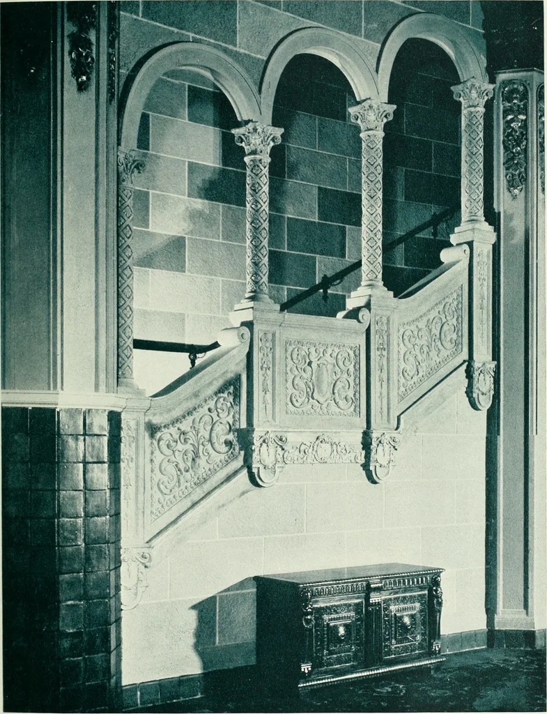An illustration from Architect and engineer, 1905, leaf 230