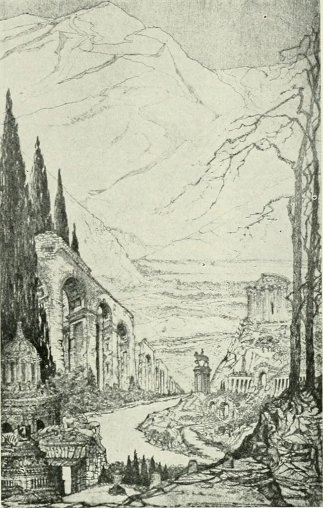 An illustration from Architect and engineer, 1905, leaf 262