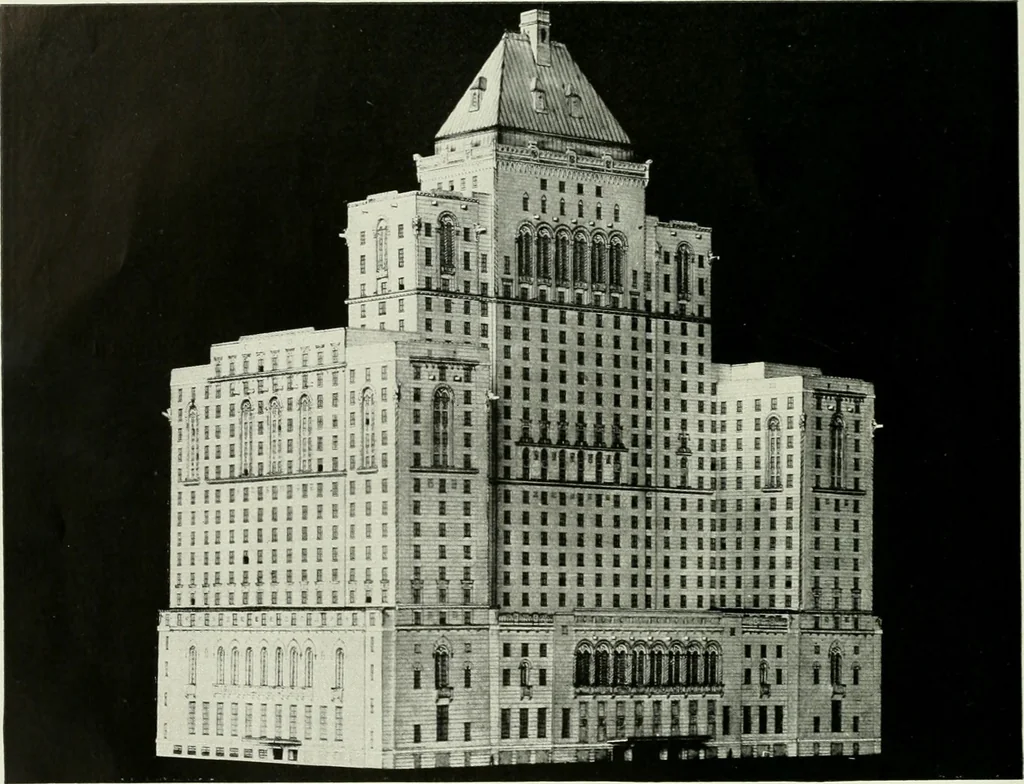 An illustration from Architect and engineer, 1905, leaf 281