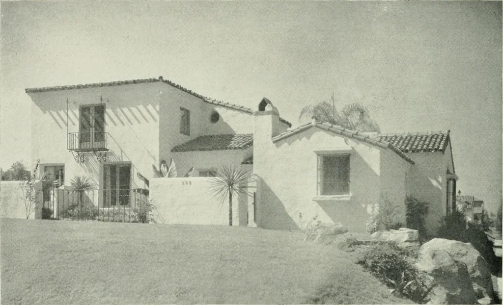 An illustration from Architect and engineer, 1905, leaf 293
