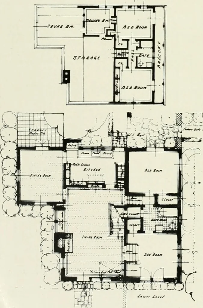 An illustration from Architect and engineer, 1905, leaf 297
