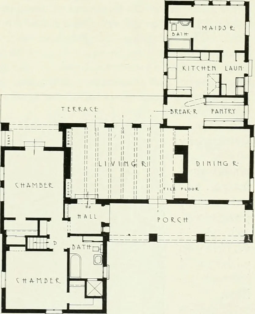 An illustration from Architect and engineer, 1905, leaf 298