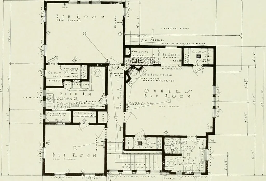 An illustration from Architect and engineer, 1905, leaf 323