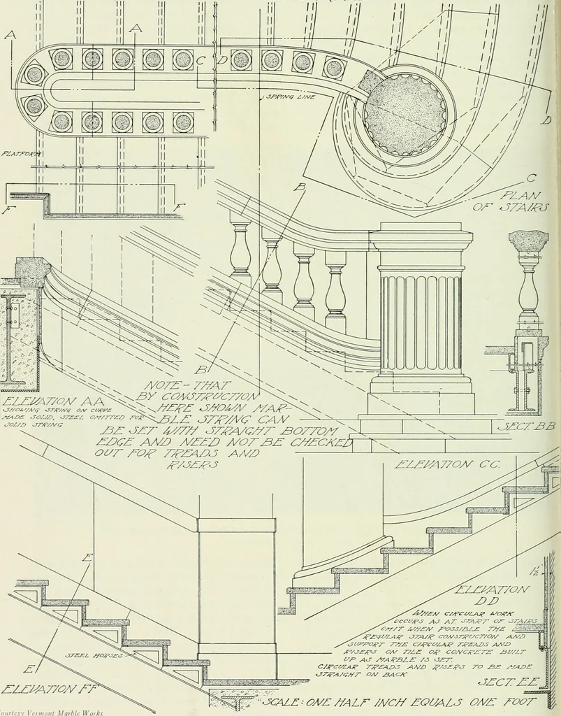 An illustration from Architect and engineer, 1905, leaf 443