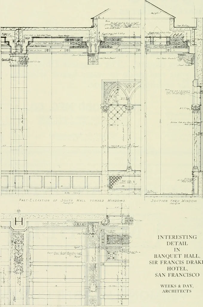 An illustration from Architect and engineer, 1905, leaf 469