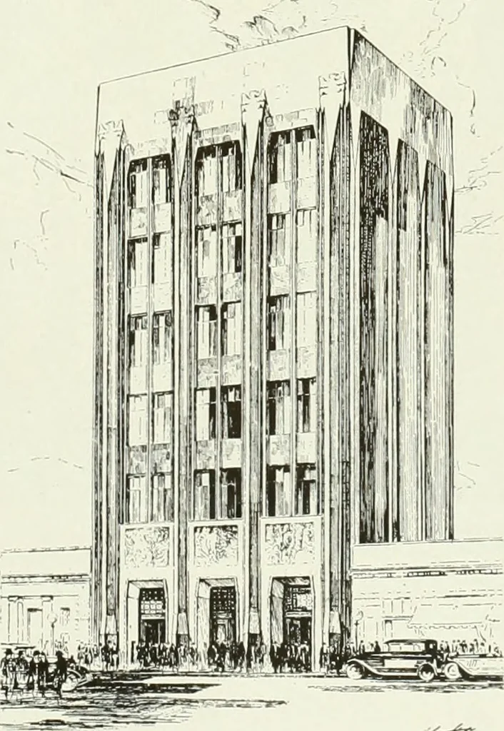 An illustration from Architect and engineer, 1905, leaf 478