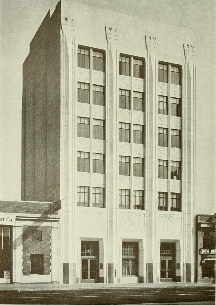An illustration from Architect and engineer, 1905, leaf 479