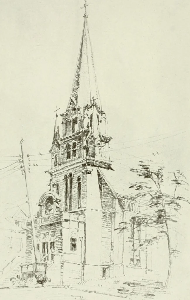 An illustration from Architect and engineer, 1905, leaf 498