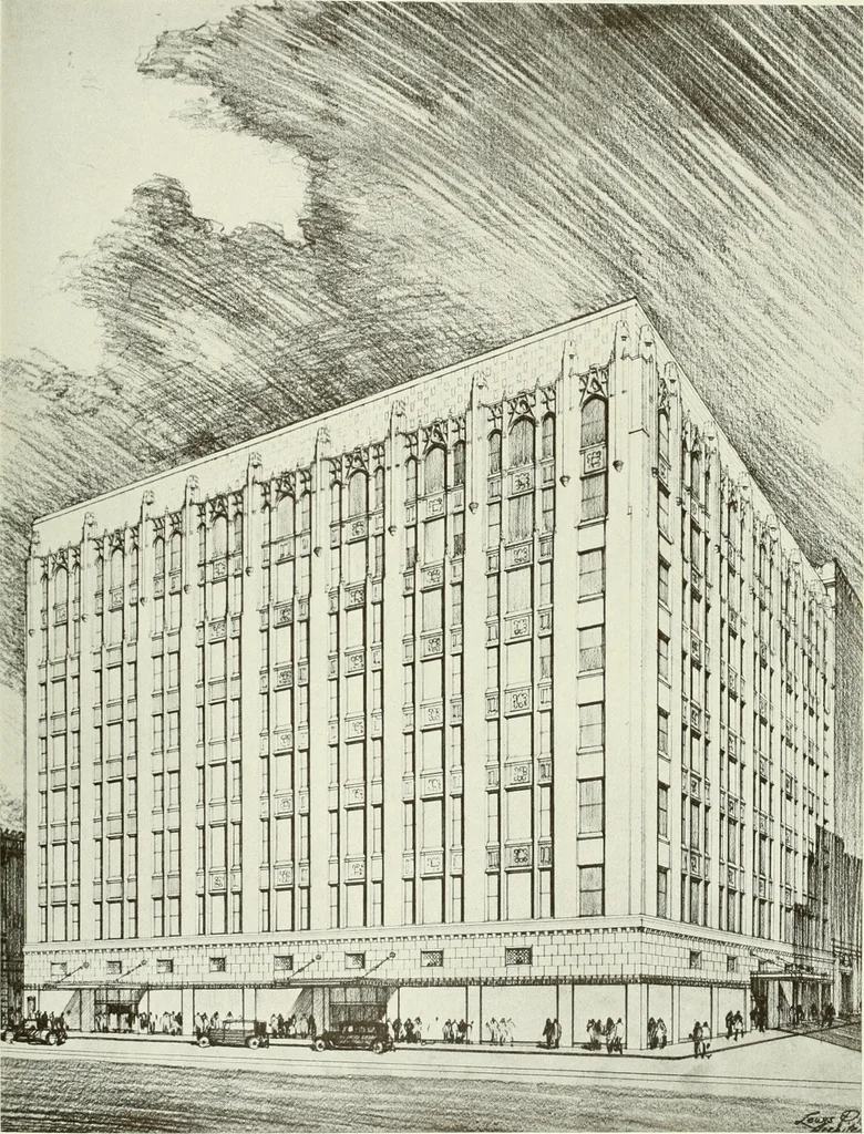 An illustration from Architect and engineer, 1905, leaf 510