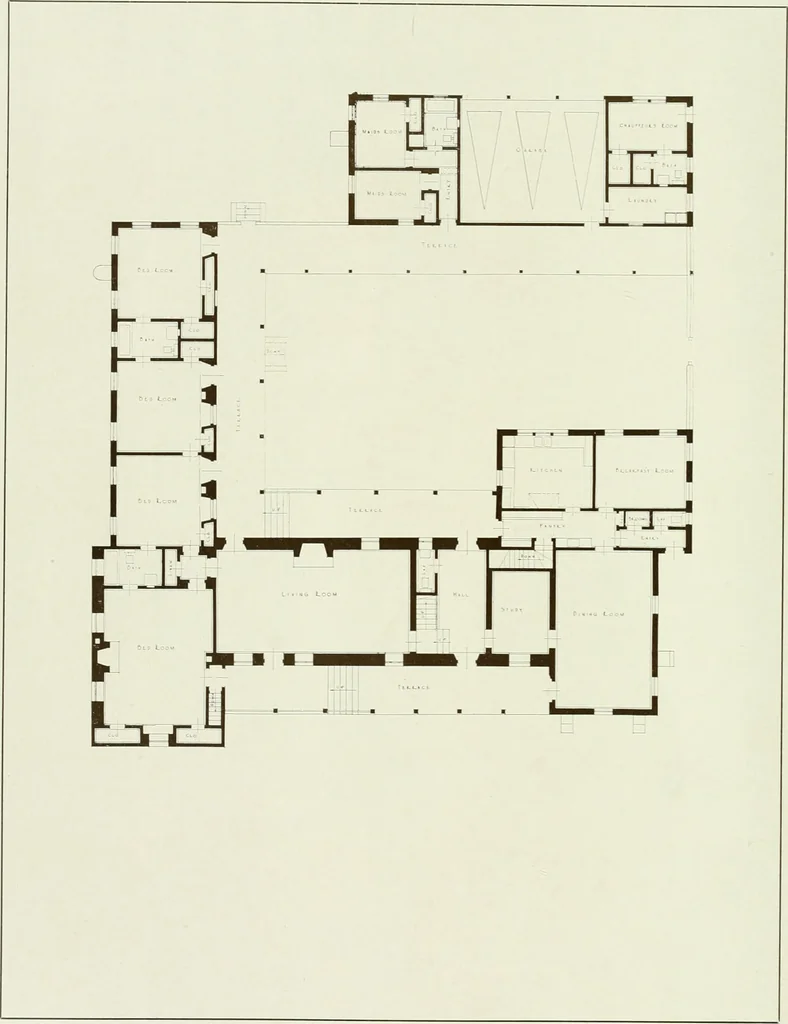 An illustration from Architect and engineer, 1905, leaf 53