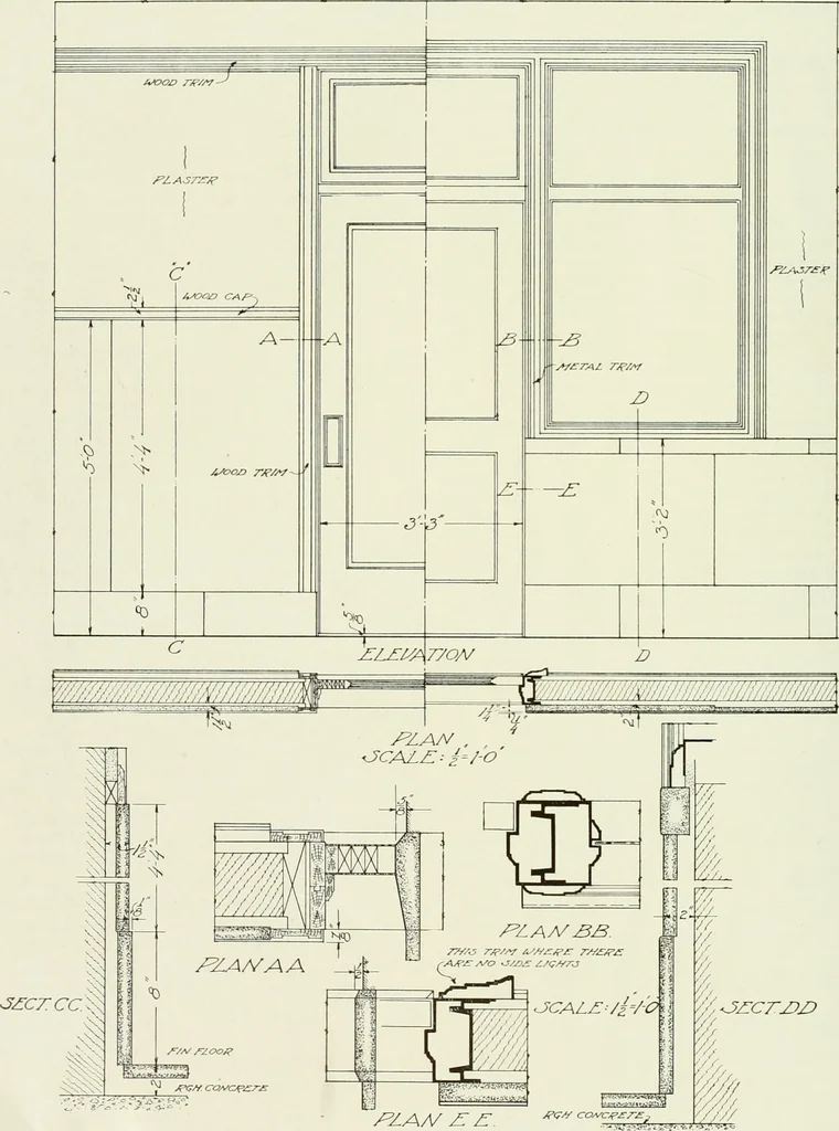 An illustration from Architect and engineer, 1905, leaf 537