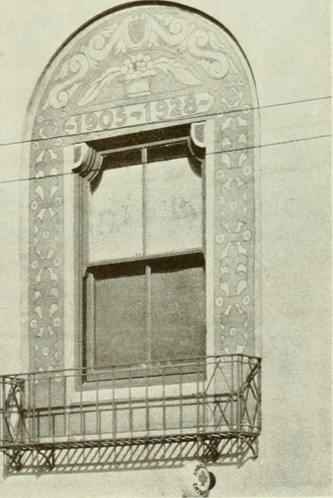An illustration from Architect and engineer, 1905, leaf 541