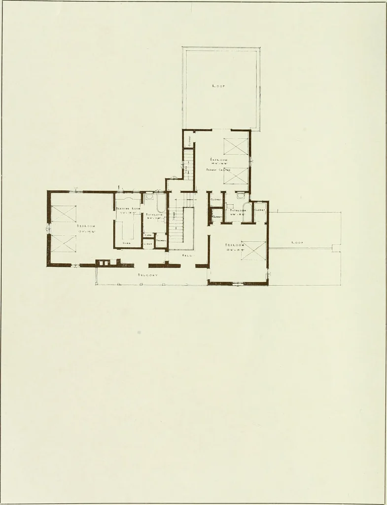 An illustration from Architect and engineer, 1905, leaf 55