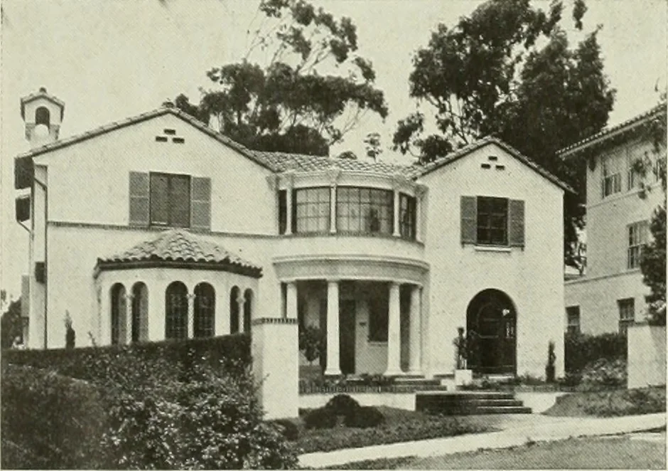 An illustration from Architect and engineer, 1905, leaf 563