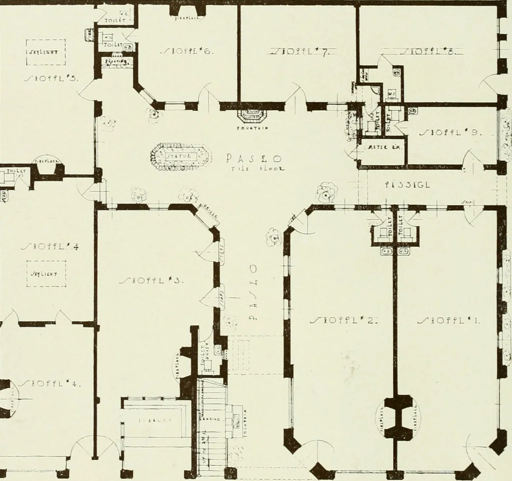 An illustration from Architect and engineer, 1905, leaf 73