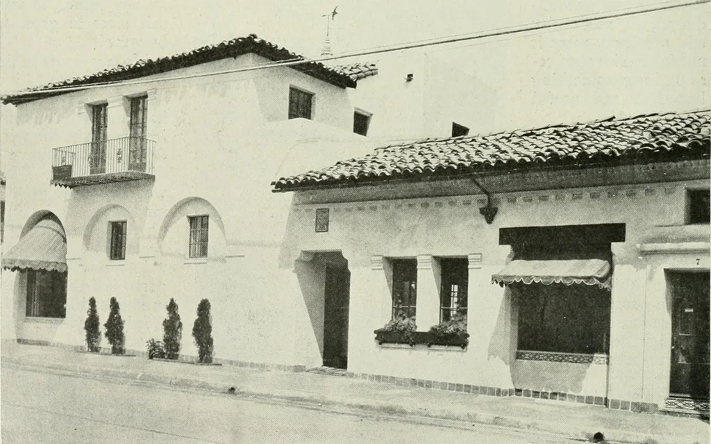 An illustration from Architect and engineer, 1905, leaf 77