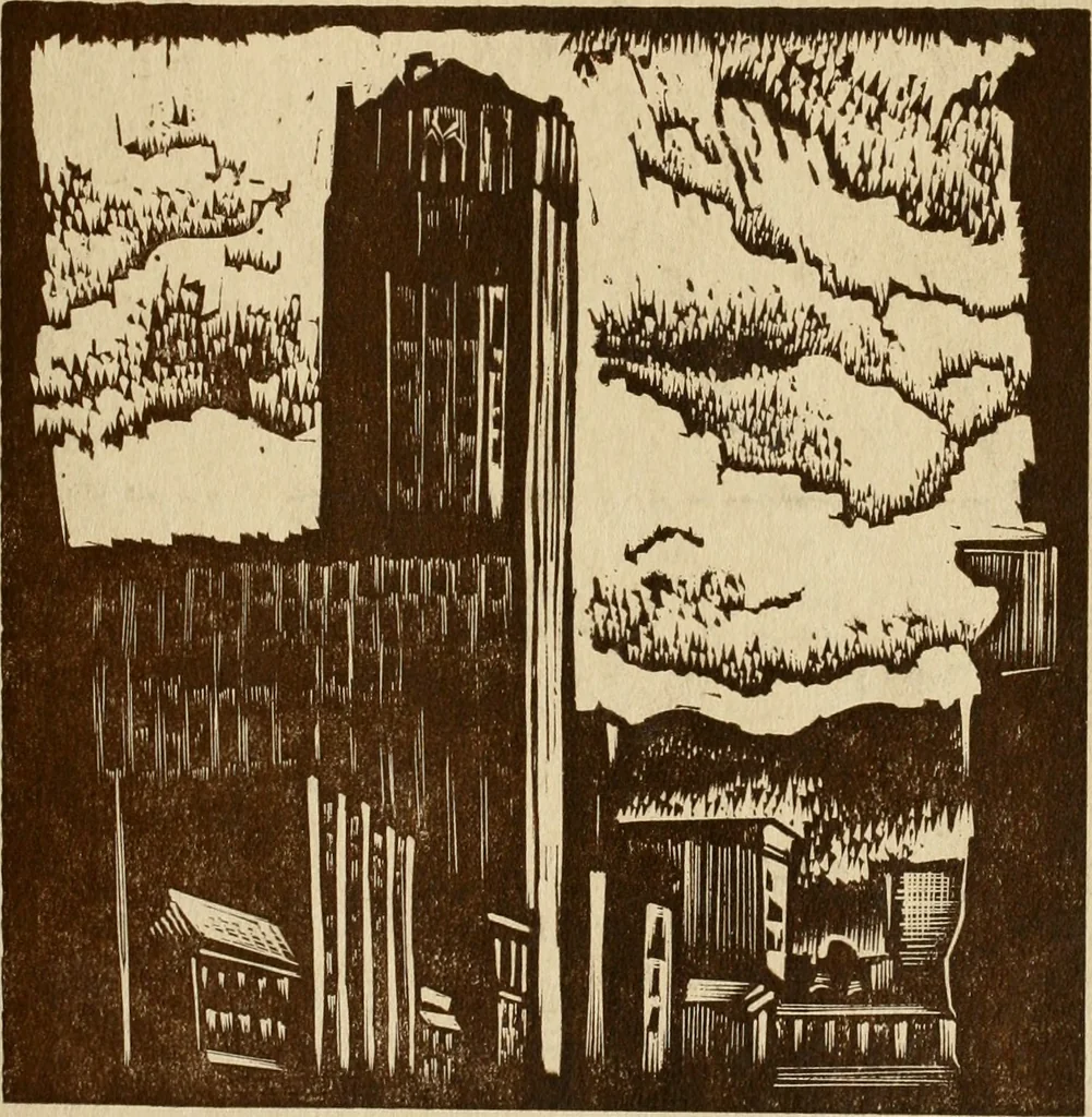 An illustration from Architect and engineer, 1905, leaf 98