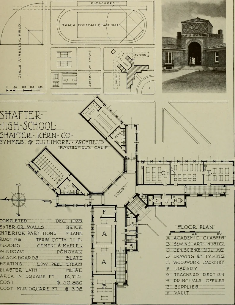 An illustration from Architect and engineer, 1905, leaf 118