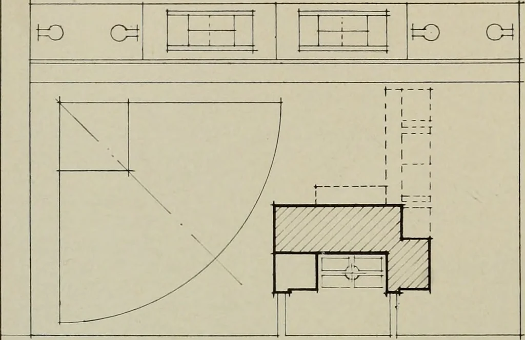 An illustration from Architect and engineer, 1905, leaf 123